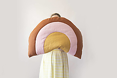 Úžitkový textil - Dúha z ľanu veľkosť L - 13549688_
