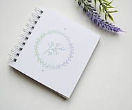 Zápisník minimalistický kvet