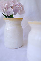 Nádoby - Textúrovaná váza z kolekcie Ráno - 13552960_