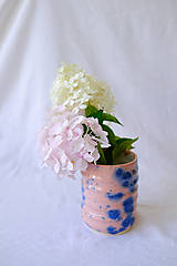 Nádoby - Swirly váza z kolekcie Ráno (Mandľový kvet) - 13553248_