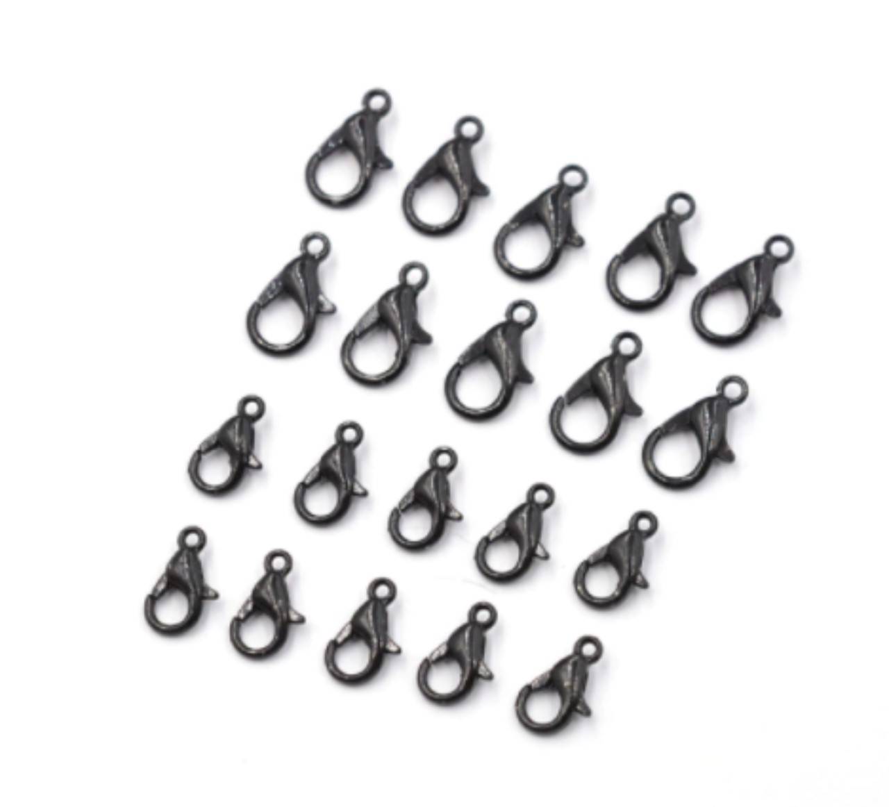 Karabínka čierna 10/12/14 mm