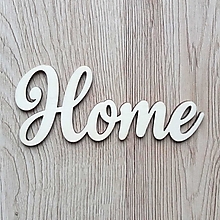 Dekorácie - Drevený nápis Home 2 - 13554580_