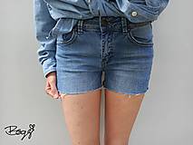 Nohavice - recy džínové kraťasy MANGO jeans - 13559855_