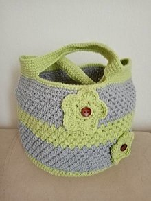 Detské tašky - Detská taška - Zelený kvietok - 13561309_