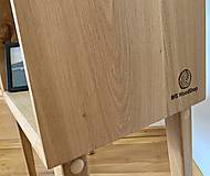 Nábytok - Minimalistický retro stolík z dubu. - 13560652_