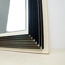 Zrkadlá - Zrkadlo MODERN 60x60 (bledá breza) - 13563279_
