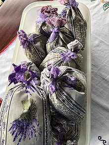 Úžitkový textil - Vrecko plné kvetu levandule - 13562255_