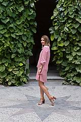 Šaty - Mušelínové šaty ružové (36) - 13562889_