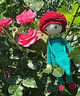 Háčkovaná bábika ruža Roxy