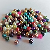 Korálky - voskované perly 4 mm 60kusov - 13562352_
