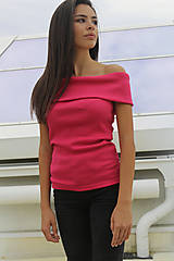 Topy, tričká, tielka - Dámsky top - ružová - 13566001_