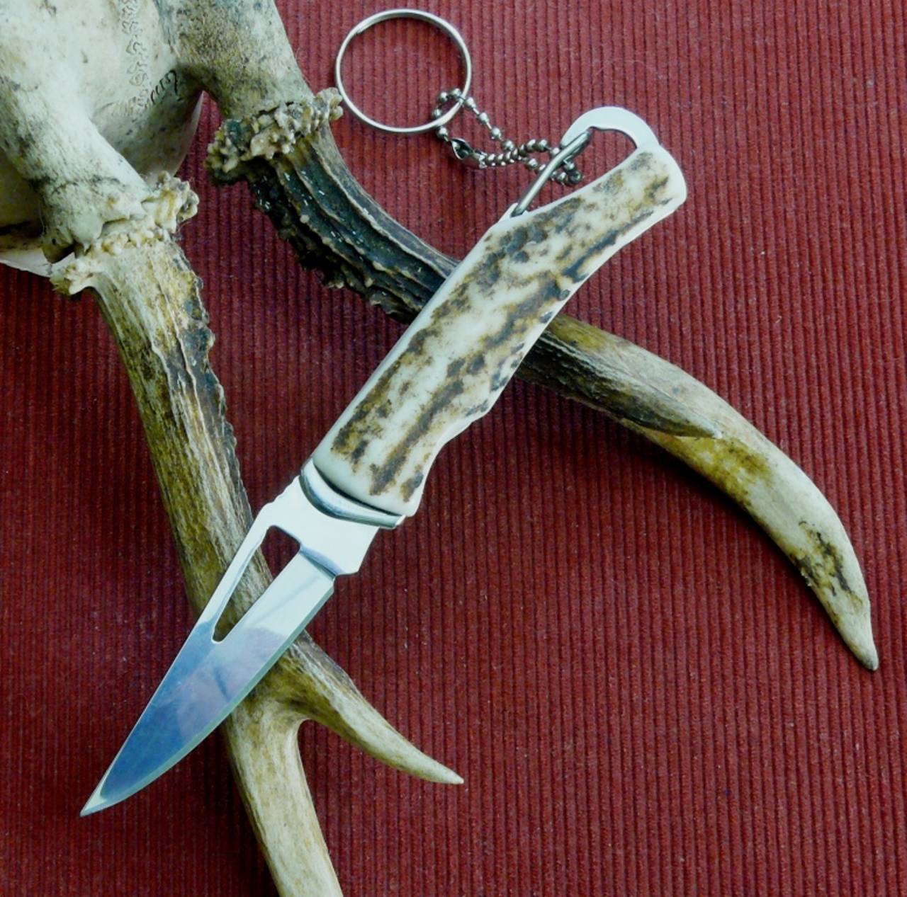 Miniatur - mini skladací nôž a kľúčenka