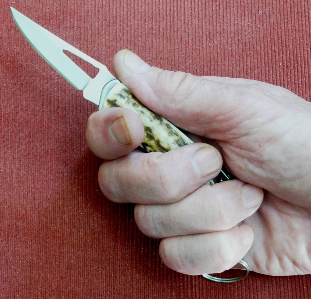 Miniatur - mini skladací nôž a kľúčenka