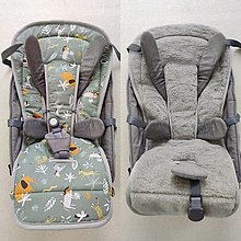 Detský textil - Joolz GEO Joolz Day 3 Seat Liner  / Podložka VLNIENKA do kočíka Merino Grey Safari Khaki FR - 13572204_