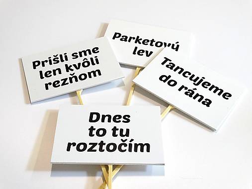 Tabuľky - Svadobné rekvizity pre dobrú náladu - 13570533_