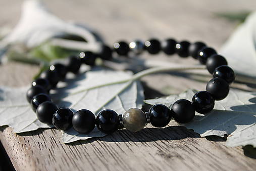 Pánsky náramok zo setu Grey crown imperial