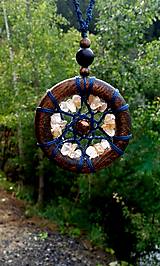 Dekorácie - Wood mandala sebadôvery a vitality - 13572233_