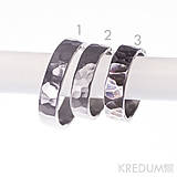 Prstene - Ručne kovaný snubný prsteň z nerezavejúcej ocele - Natura - 13573489_