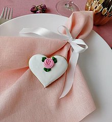 Darčeky pre svadobčanov - Medovník ružička - 13576644_
