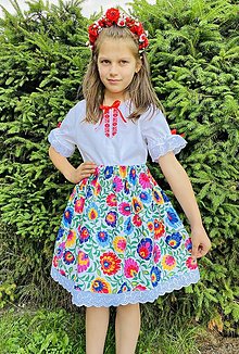 Detské oblečenie - Folklórny komplet kvety - 13582761_