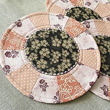 Úžitkový textil - prestierania malé ružové - 13579920_