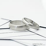 Prstene - Nerezová svadobná obrúčka, snubný prsten - Prima (Matný) - 13588009_