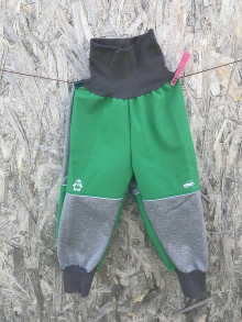 Detské oblečenie - softshellové nohavice - veľ.98  (98 - Pestrofarebná) - 13586981_
