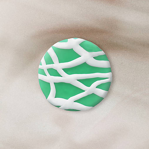 Brošne - Popletenô - FIMO brošňa - 13586617_