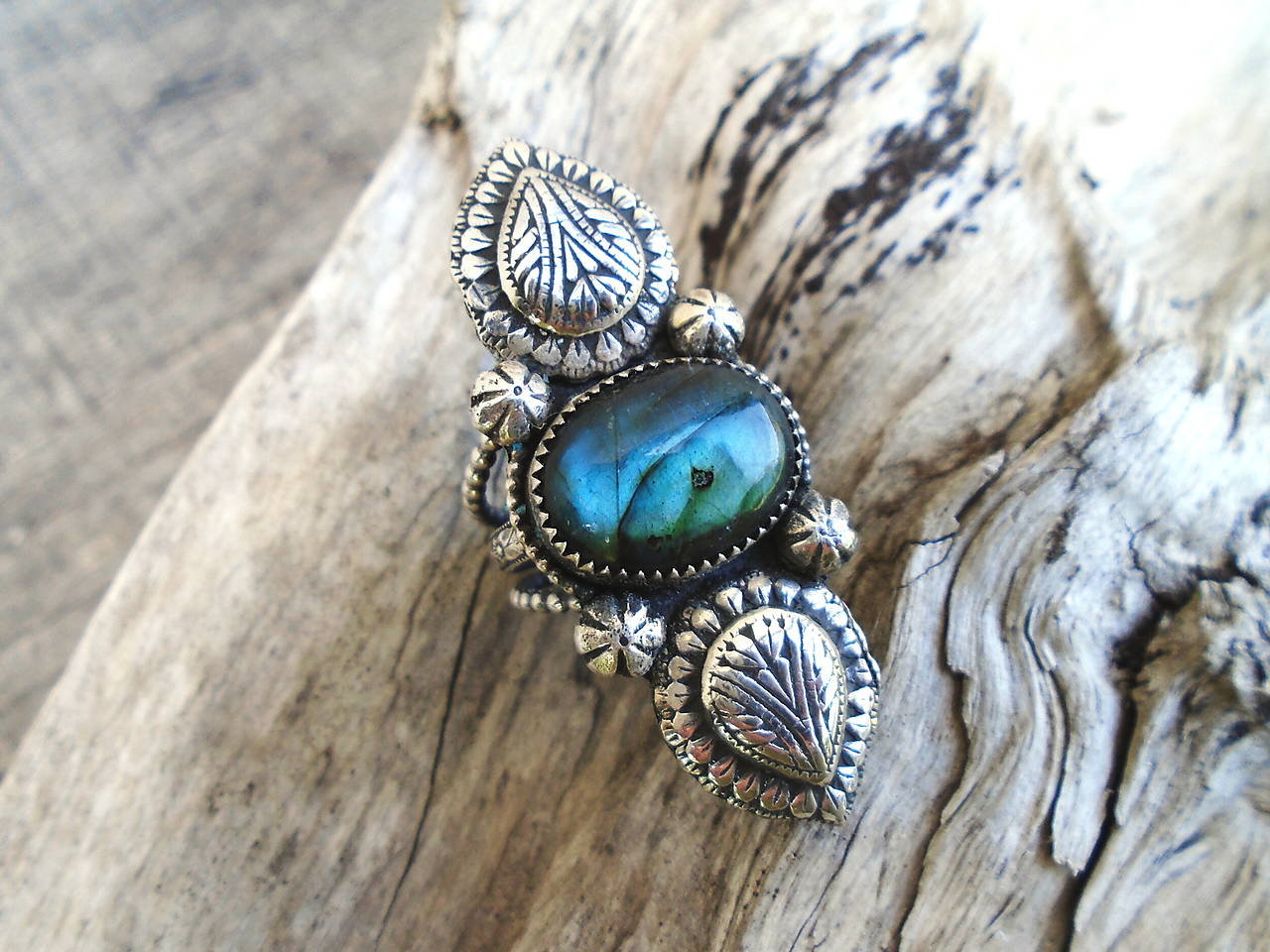 Strieborny prsteň Ag925 Marabella- Labradorit