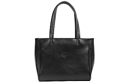 Veľké tašky - Kožená taška BIG SHOPPER - černá - 13591938_