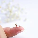 Náušnice - Náušnice "Mini Pomlčky" - 13594782_