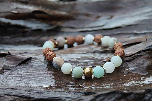 Náramky - Rudraksha 08H (korálky 0,8 cm) - 13595648_