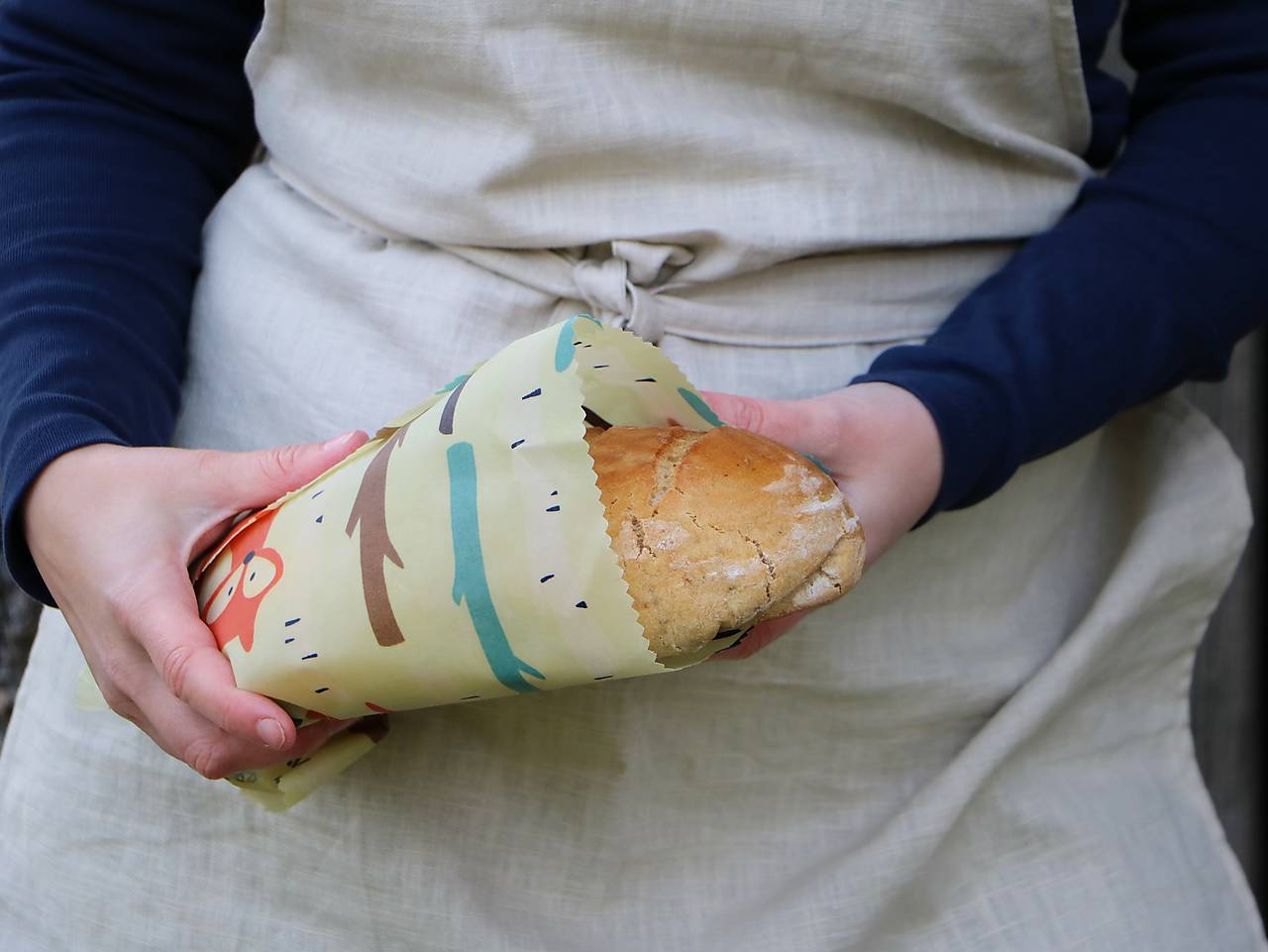 Voskobrúsok zvieratká v lese (40cm x 28cm)