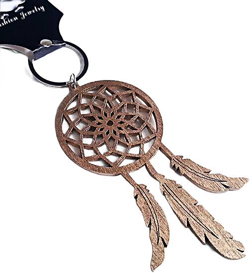 Kľúčenky - Kľúčenka - Lapač snov (Zlatá) - 13599418_