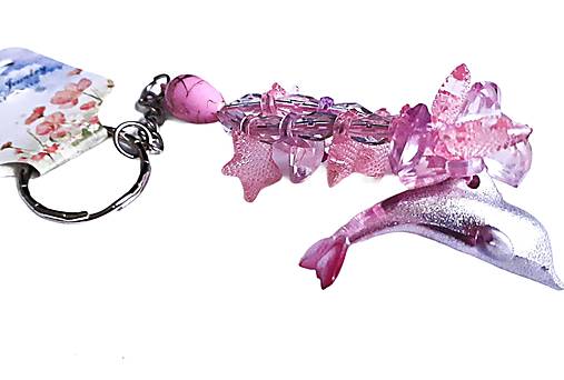 Kľúčenky - Kľúčenka (Ružová) - 13600345_