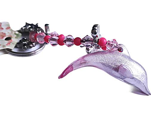 Kľúčenky - Kľúčenka (Ružová) - 13600358_