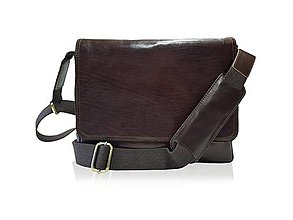 Pánske tašky - Taška cez rameno Classic Large Brown - 13599795_