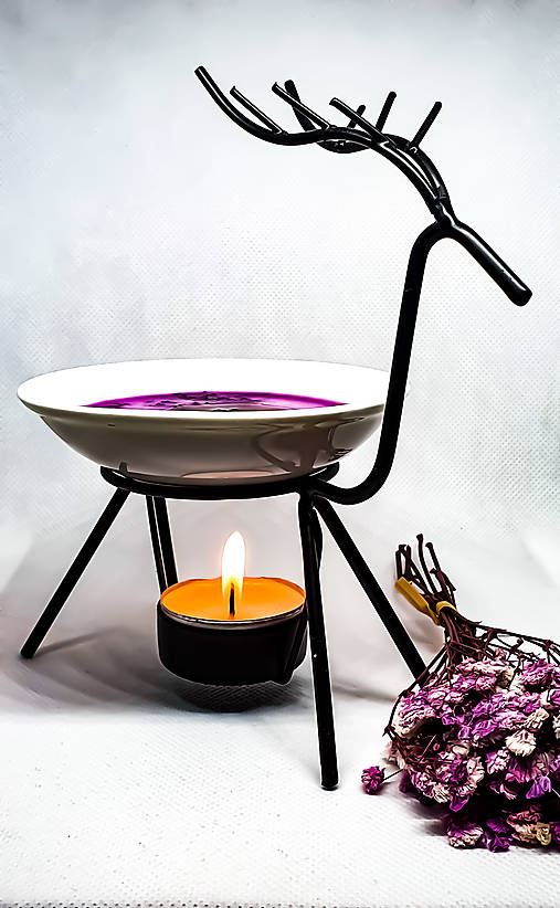 Svietidlá - Aróma lampa - jeleň - 13600910_
