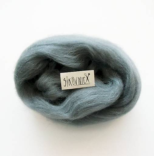 Vlna na plstenie, 100% merino, 20g (šedá tmavá 23)