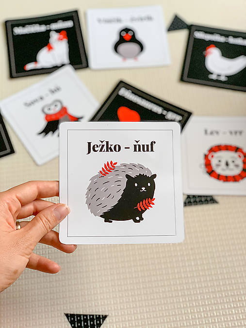 Hračky - Kontrastné kartičky - 13603237_
