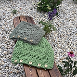 Úžitkový textil - ~ zelený ~ pletený návlek z Puffy Fine - 13602551_
