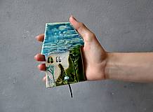 Nábytok - vešiak dom s jedným hákom tyrkysový  - 13601888_