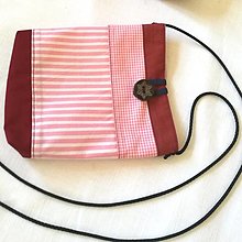 Detské tašky - Venčiarske vrecko ružovo bordové - 13602900_