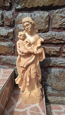 Sochy - Panna Mária s Ježišom - 13604581_