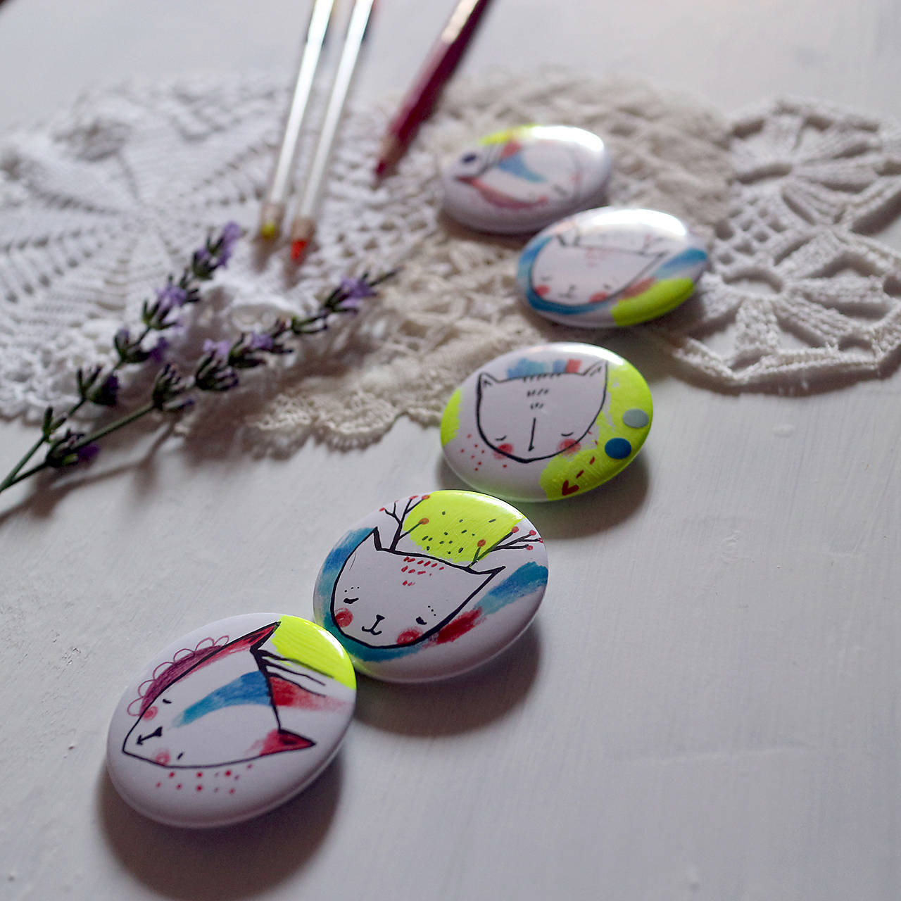 Mňáááu/ butónik