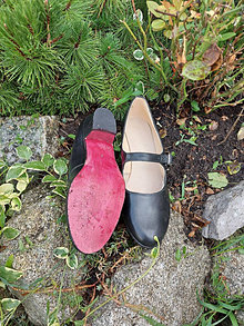 Ponožky, pančuchy, obuv - Kroje tanečné folklórné topánky - 13606181_