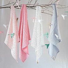 Detské doplnky - plienka MIMI. dvojitá gázovina 60x60cm. - 13606228_
