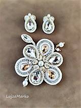 Sady šperkov - Viktória sada v darčekovom balení  (Biela-zlatá-strieborná) - 13606450_