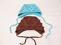 Detské čiapky - Guľôčková čiapočka 100% Baby merino - 13607014_