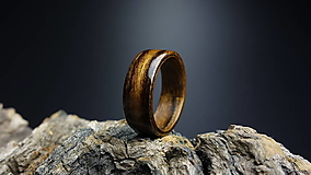 Prstene - Drevený prsteň - Palisander Mexico - 13608145_